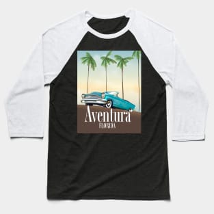 Aventura, Florida travel poster Baseball T-Shirt